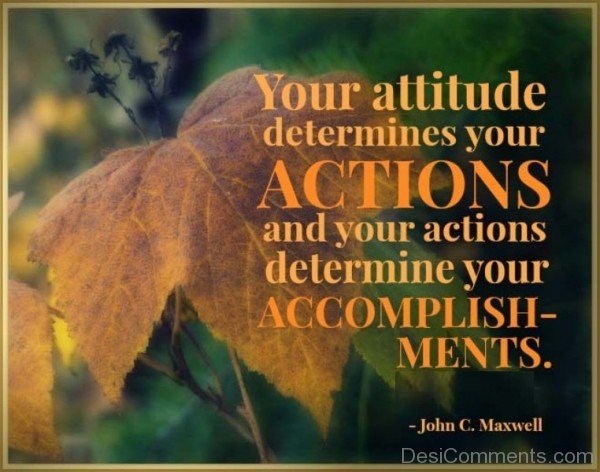 Your Attitude Determines