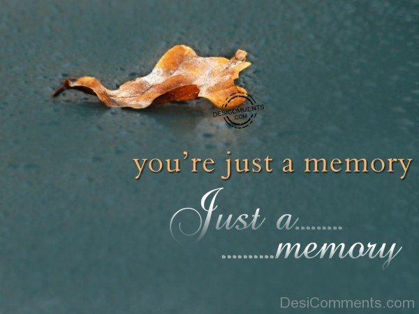 You're Just A Memory