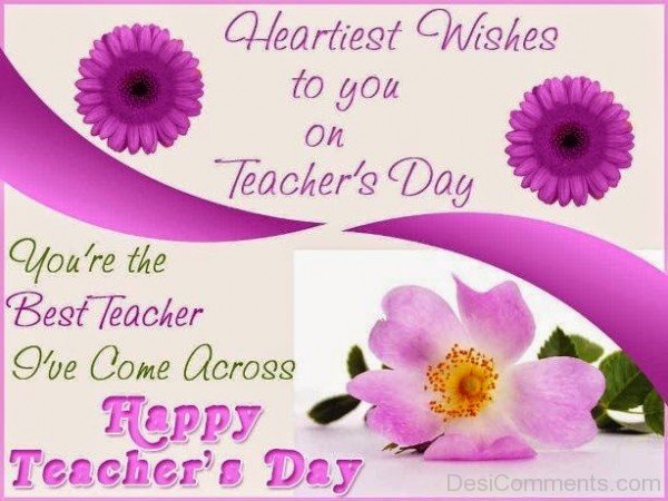 You're The Best Teacher - Happy Teachers Day
