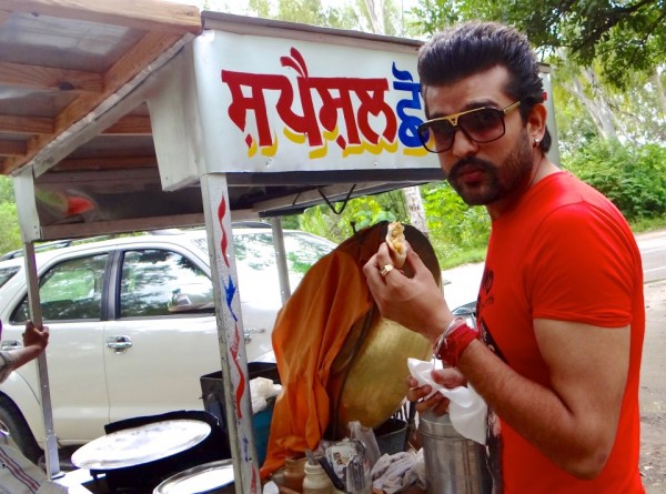 Yuvraj Hans In Red T-Shirt 