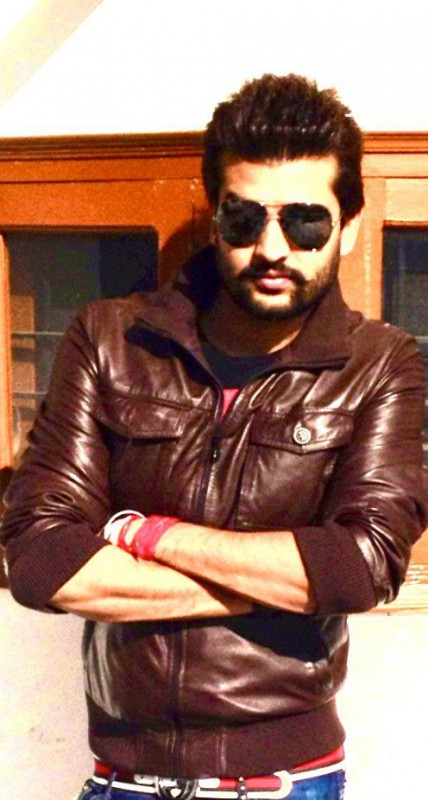 Yuvraj Hans Wearing Brown Jacket 