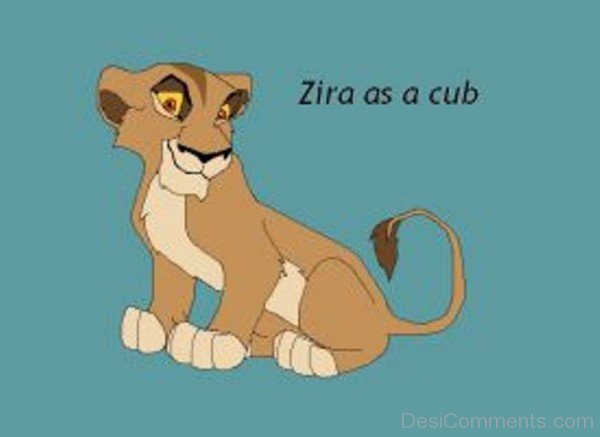 Zira As A Cub