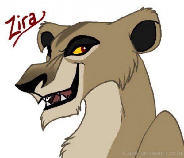 Zira Looking Happy