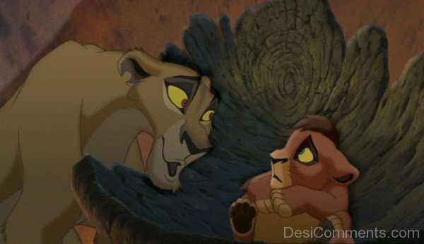 Zira Scaring Kovu-DESI7836