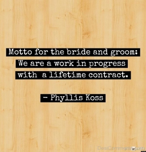 motto for the bride-DC35