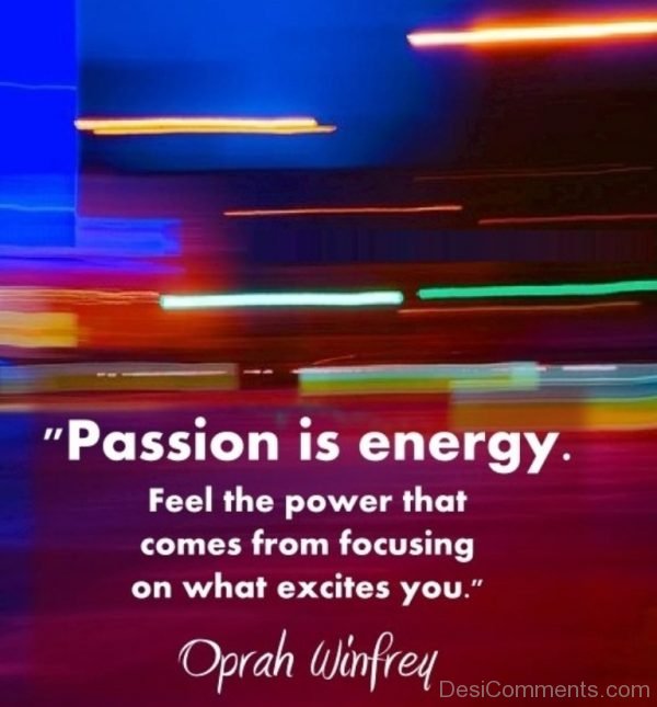 passion is energy