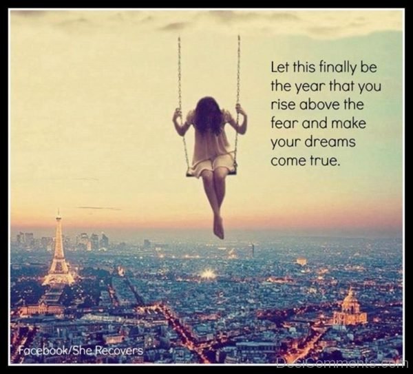 Rise above the fear